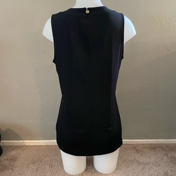 Michael Kors - Black Sleeveless Blouse - Picture 2 of 6